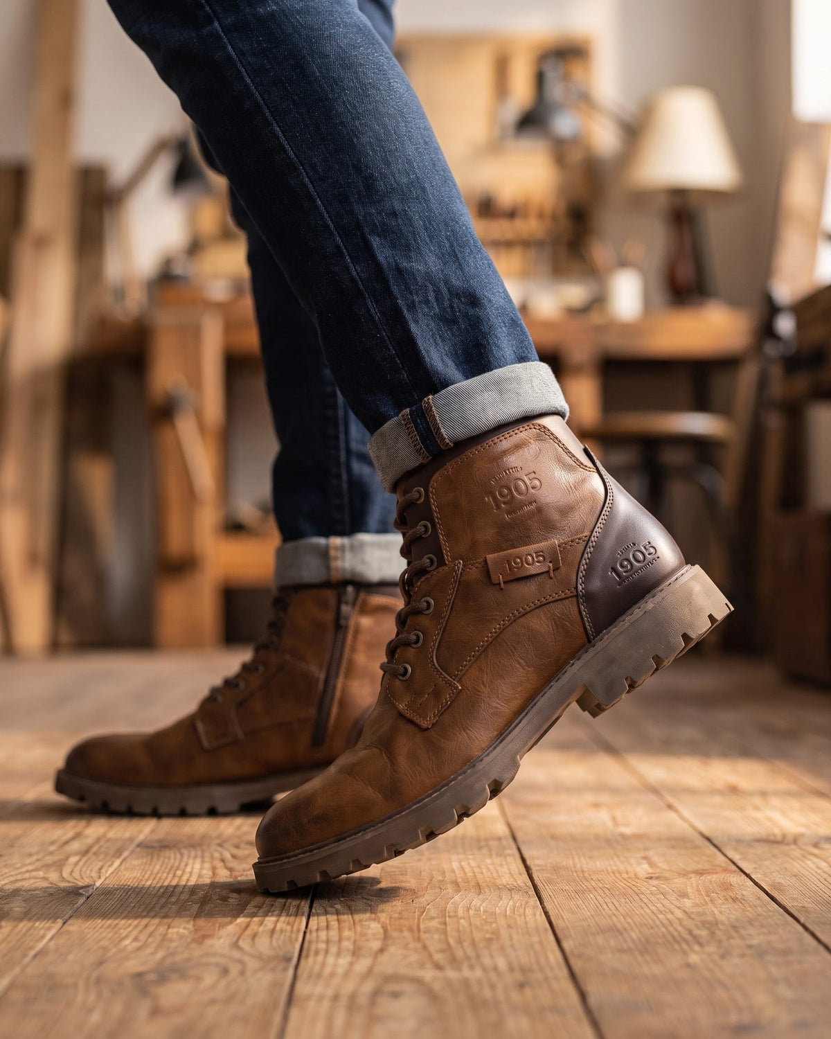 Everett Leather Boot
