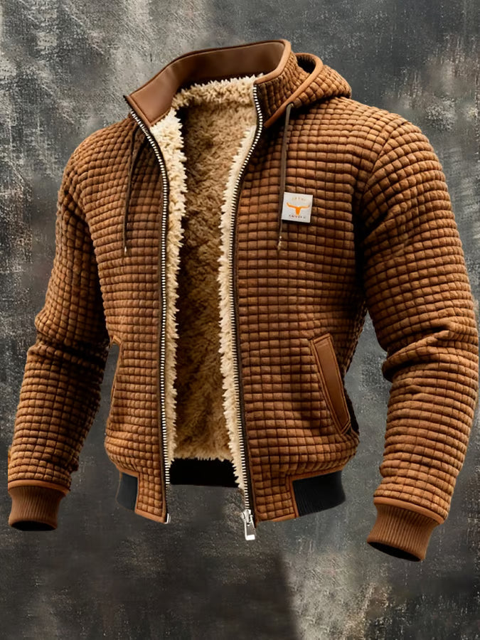 Laluna Retro Jacket with Hood and Zipper