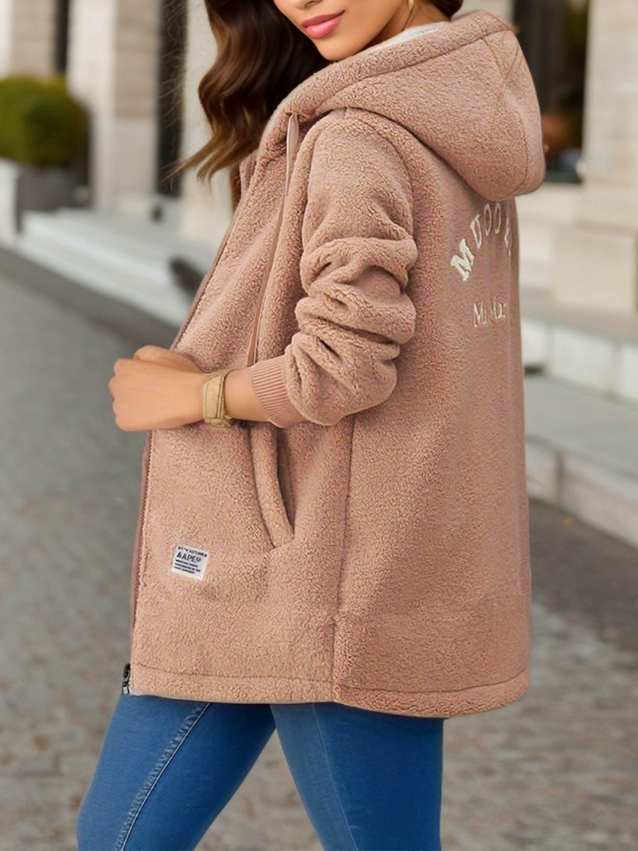 Women's Warm and Thick Faux Lambswool Winter Coat