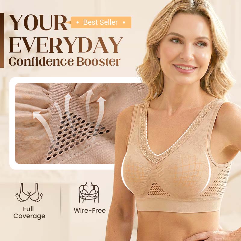 Breathable Lace Wireless Bra