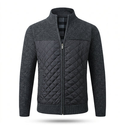 Laurent Quilted Knit Jacket