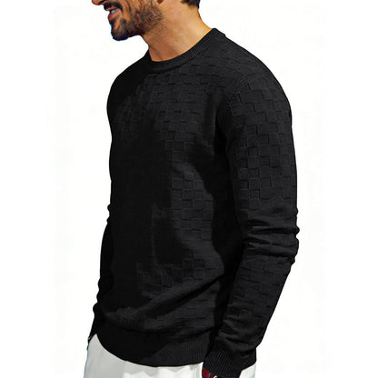 Soren Checkerboard Casual Sweatshirt