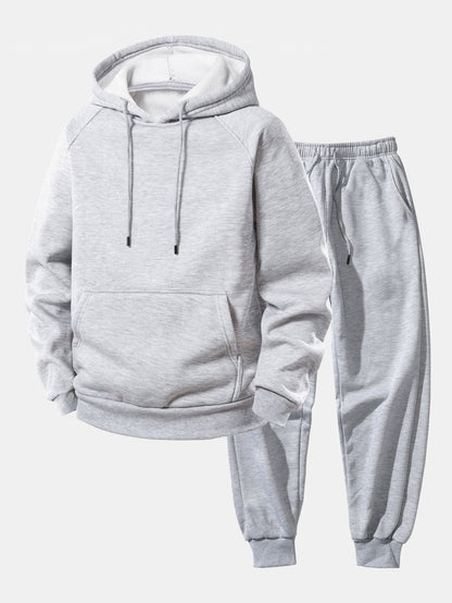Basic Raglan Hoodies & Jogger Pants