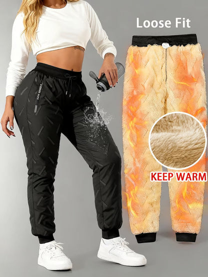 Unisex Fleece-Lined Thermal Outdoor Pants