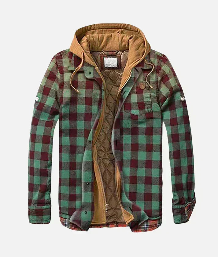 Checkered Patchwork Jacket