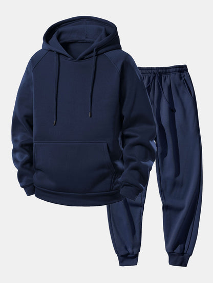 Basic Raglan Hoodies & Jogger Pants