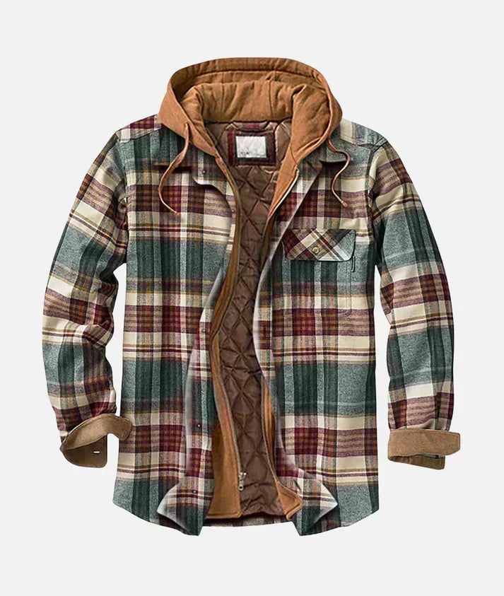 Checkered Patchwork Jacket