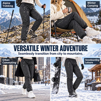 Unisex Fleece-Lined Thermal Outdoor Pants