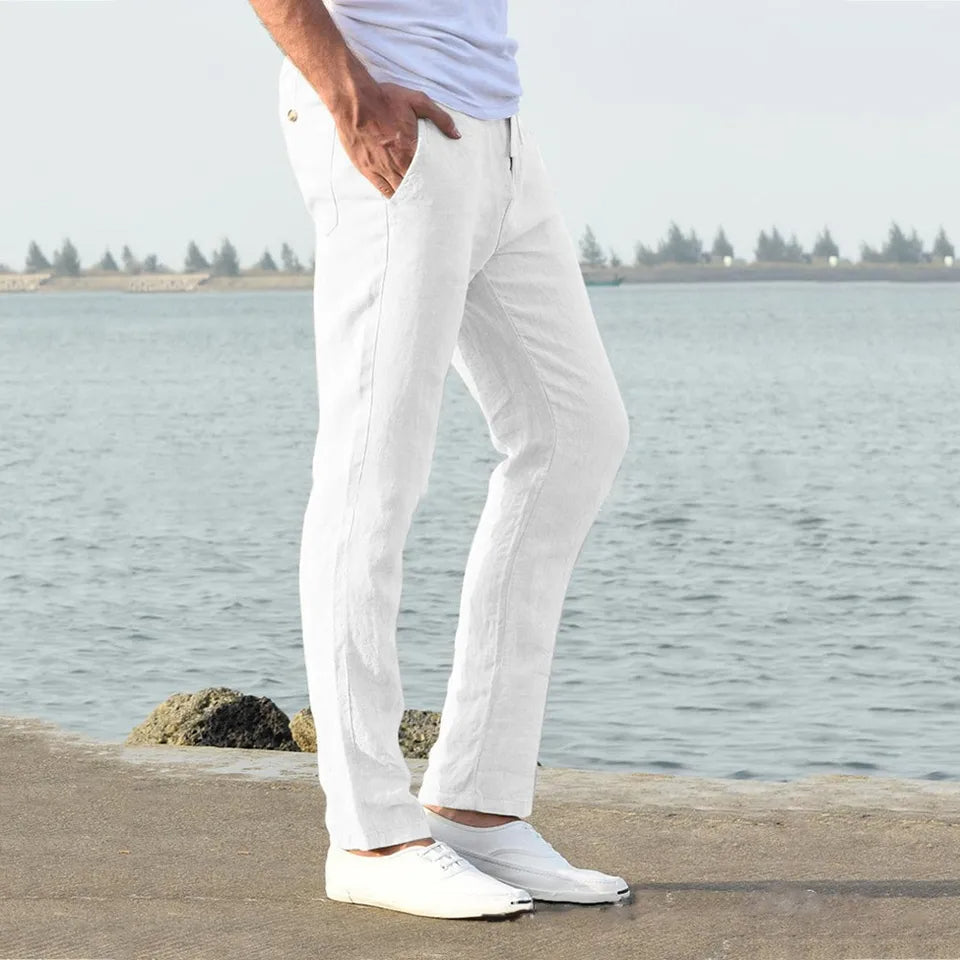 Cotton and Linen Trousers