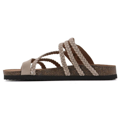 AURORA ELEGANT WOVEN SANDALS