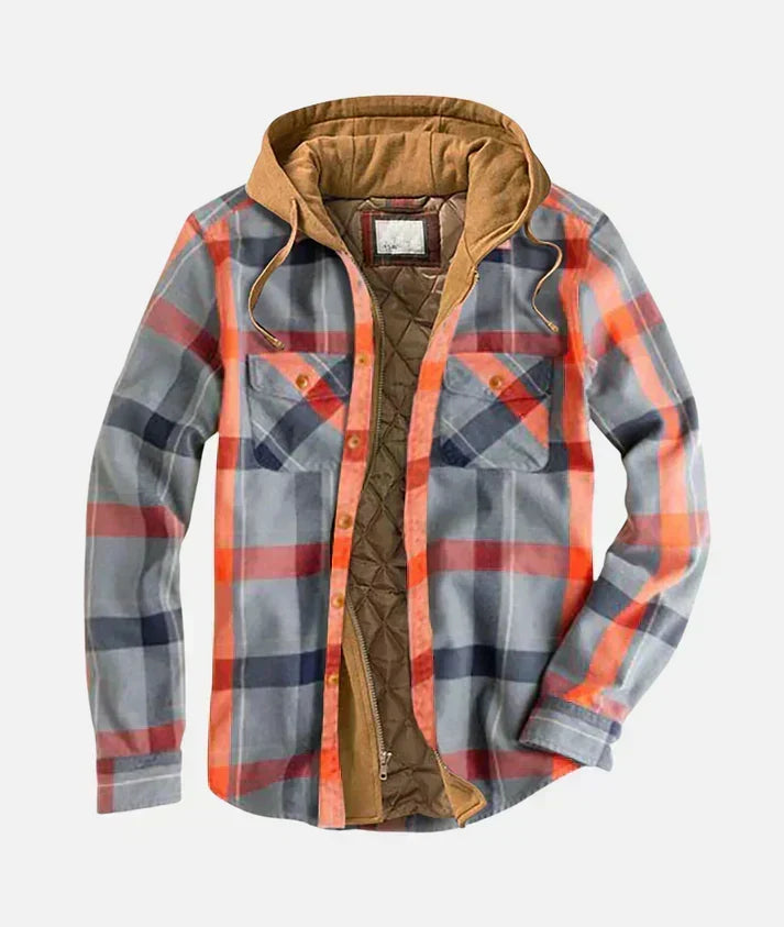 Checkered Patchwork Jacket
