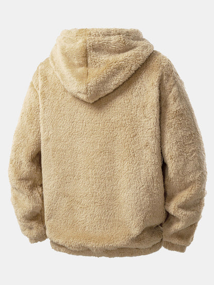 Basic Teddy Hoodie & Teddy Jogger Pants