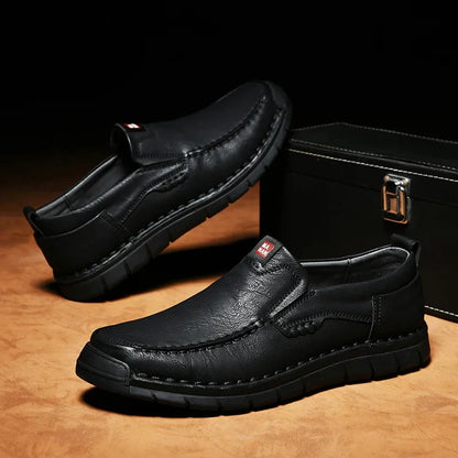 MONTELLO – ELEGANT LEATHER SLIP‑ON SHOES