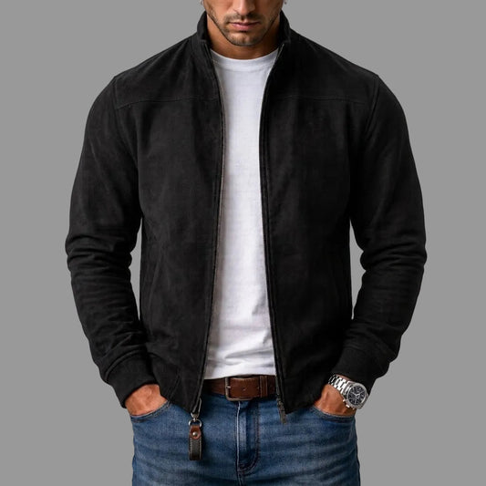 HENRY – SUEDE BOMBER JACKET