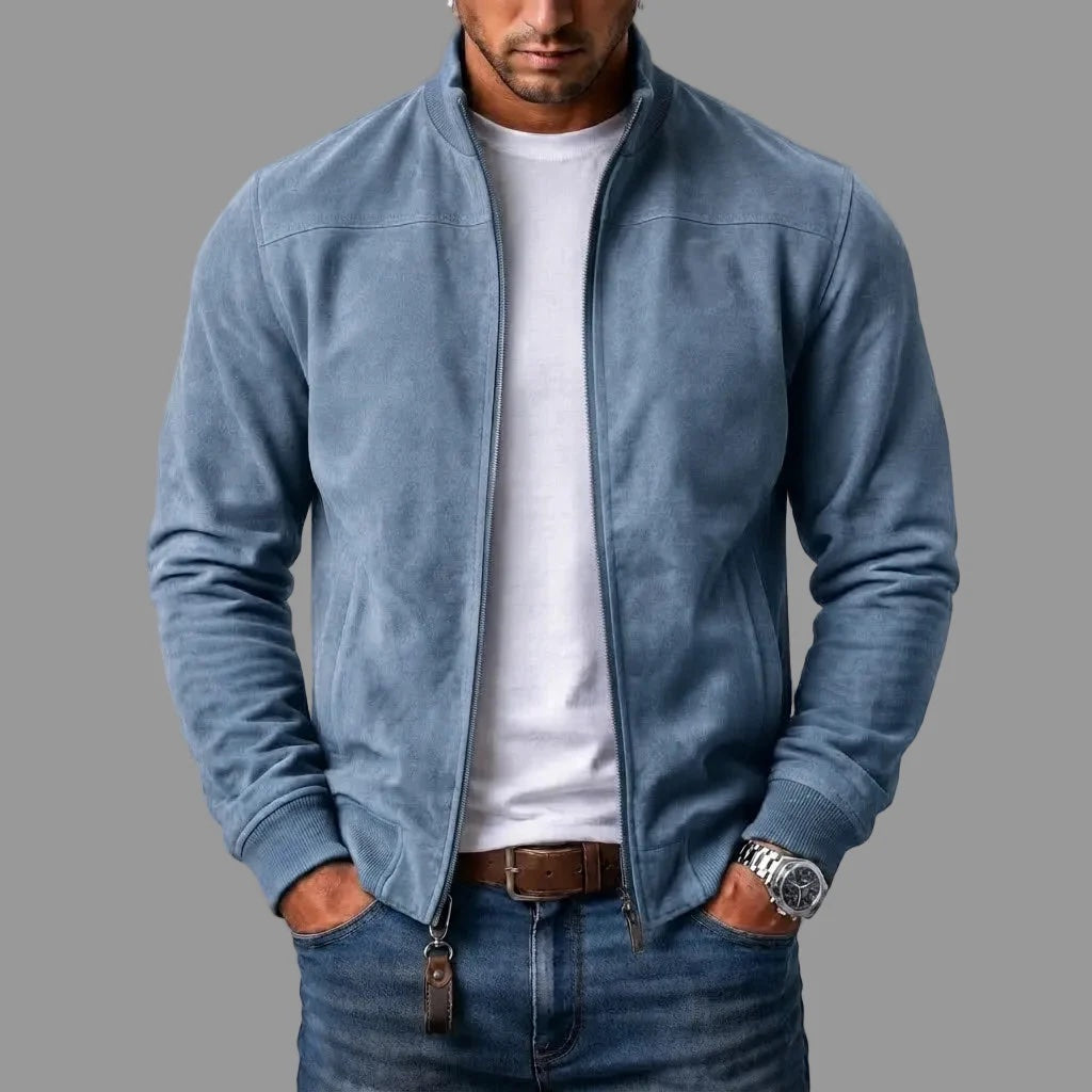 HENRY – SUEDE BOMBER JACKET