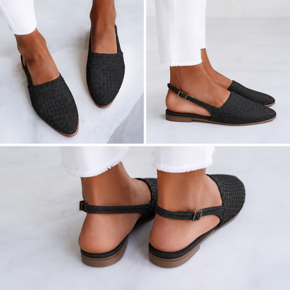 Ethan Woven Backstrap Loafers