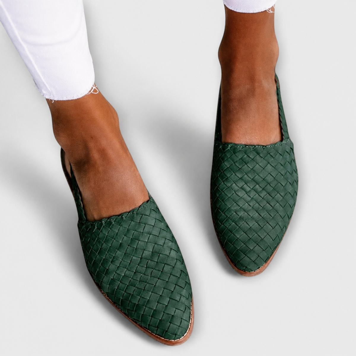 Ethan Woven Backstrap Loafers