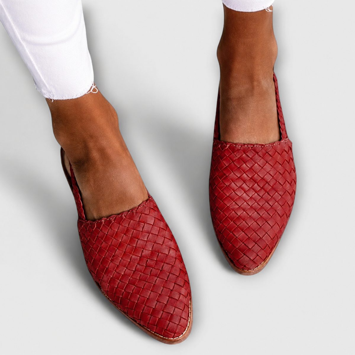 Ethan Woven Backstrap Loafers