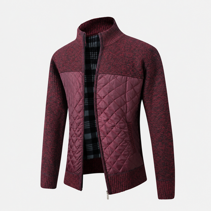 Laurent Quilted Knit Jacket