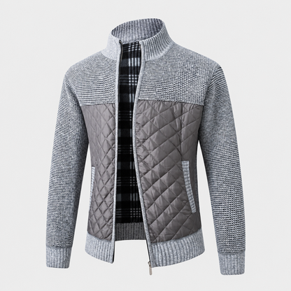Laurent Quilted Knit Jacket