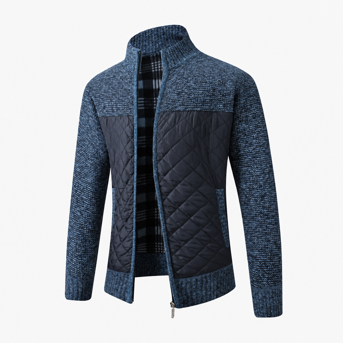 Laurent Quilted Knit Jacket