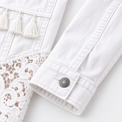 Harper Lace Denim Jacket