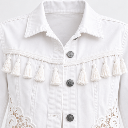 Harper Lace Denim Jacket