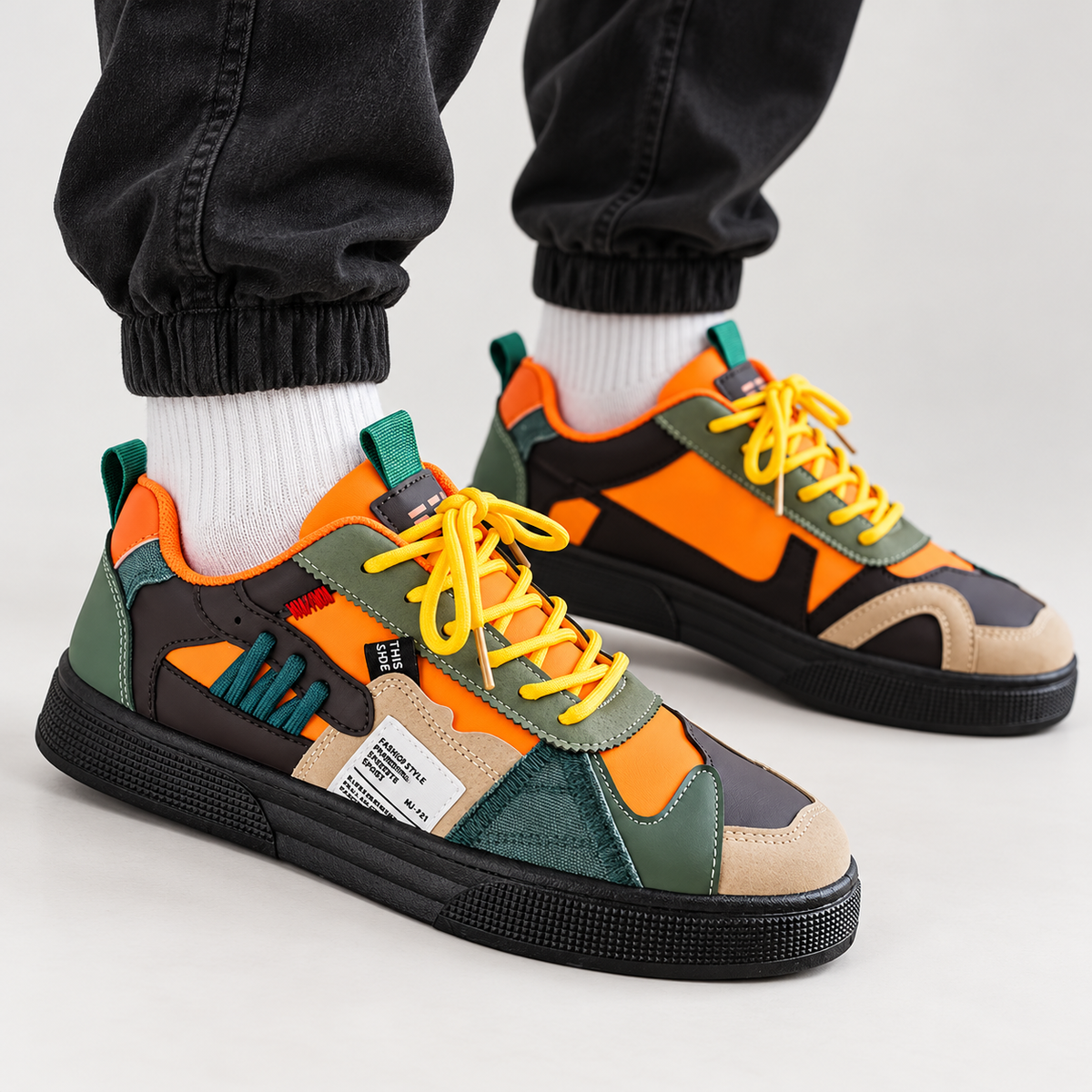 Hudson Patchwork Sneakers