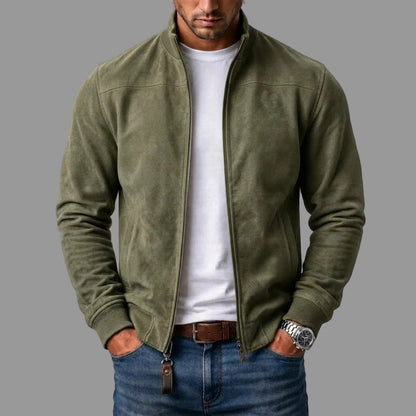 HENRY – SUEDE BOMBER JACKET