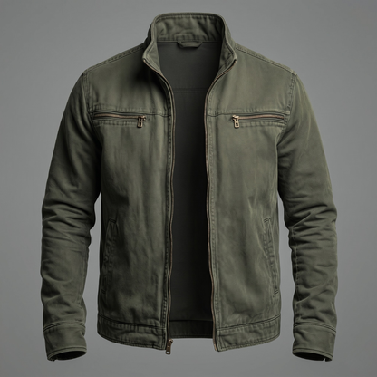 BRAXTON COTTON ZIP JACKET
