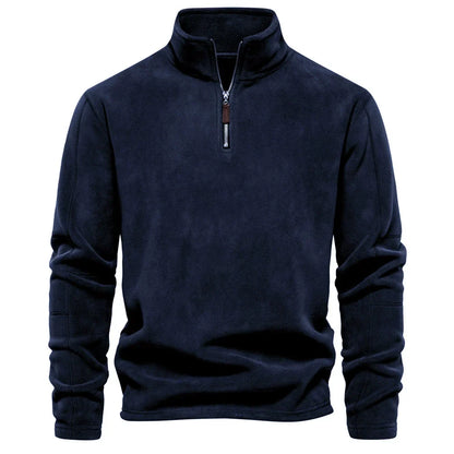 Half-Zip Sweatshirt – Fleece Long Sleeve