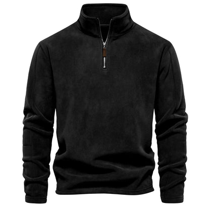 Half-Zip Sweatshirt – Fleece Long Sleeve