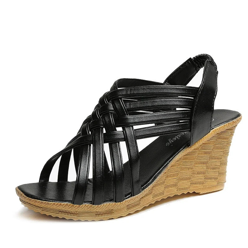 MILA PLATFORM WEDGE SANDALS