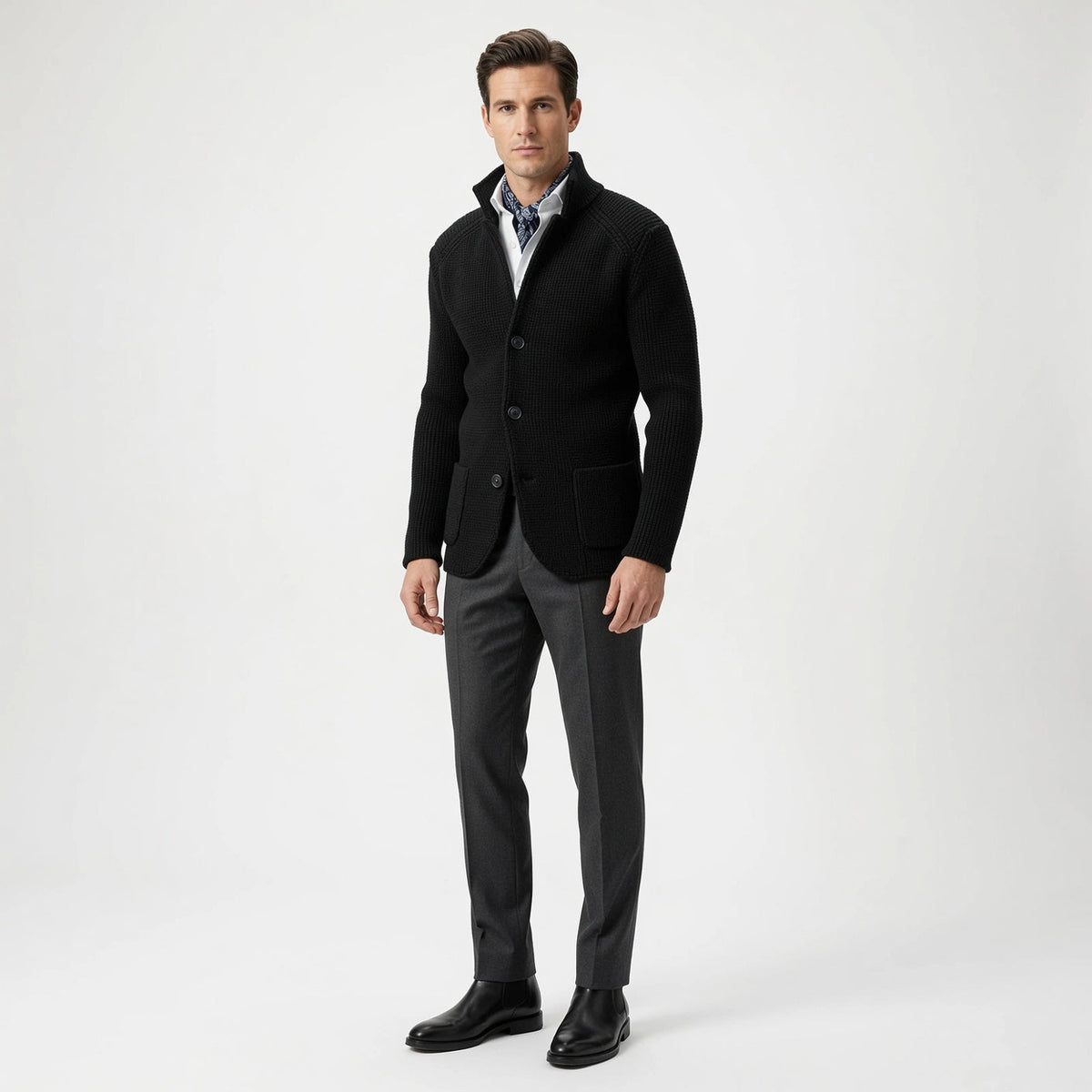 Classic Collar Cardigan