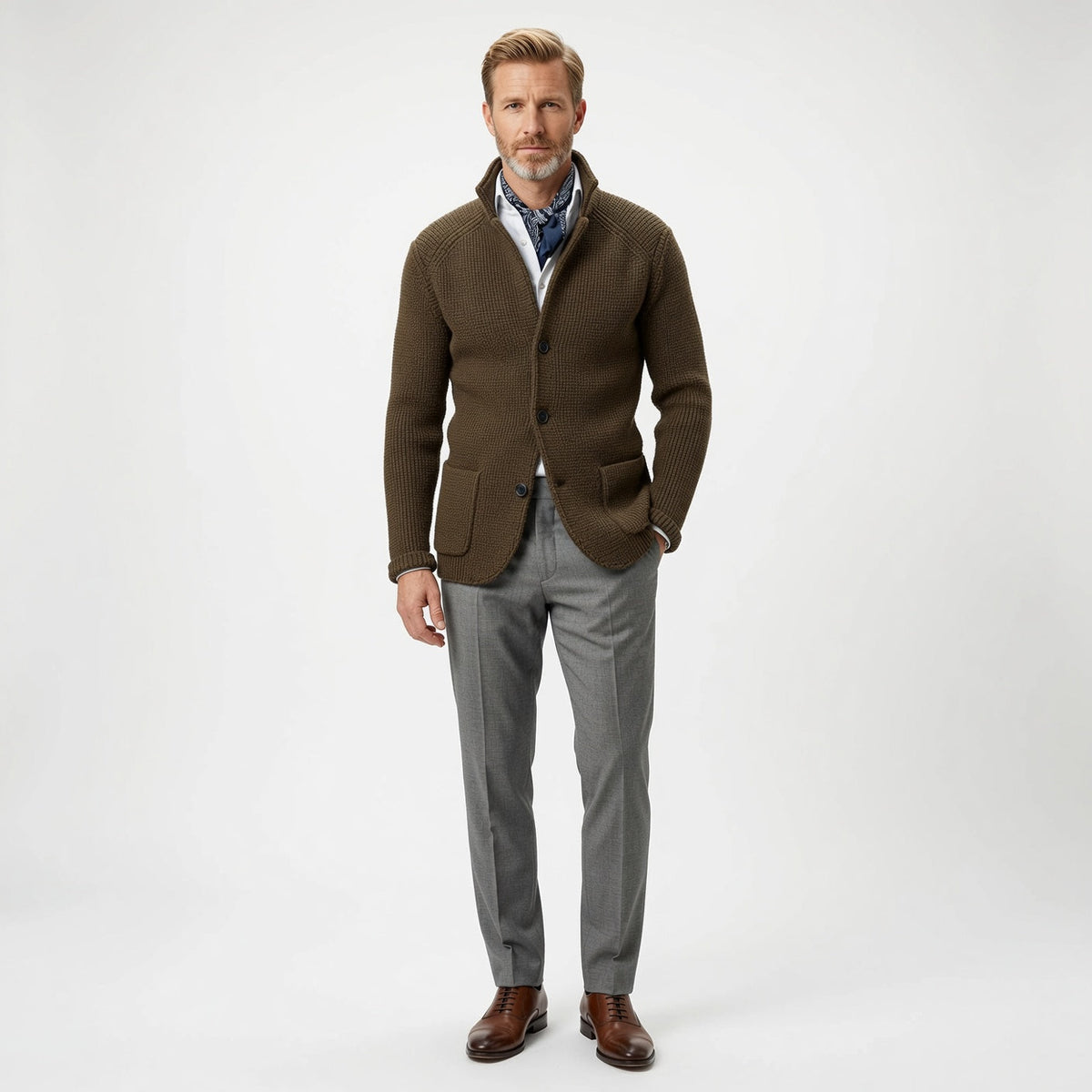 Classic Collar Cardigan