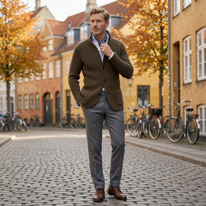 Classic Collar Cardigan