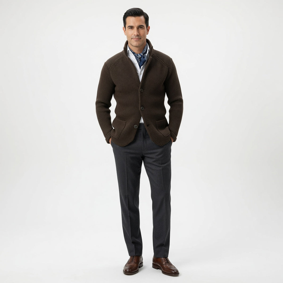 Classic Collar Cardigan
