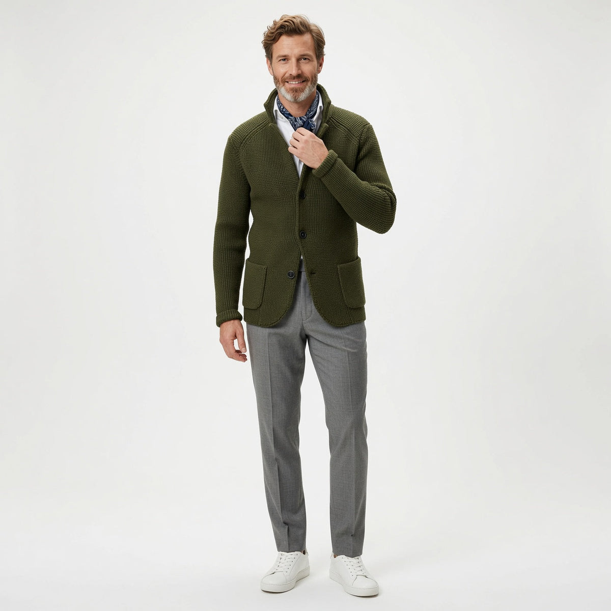 Classic Collar Cardigan