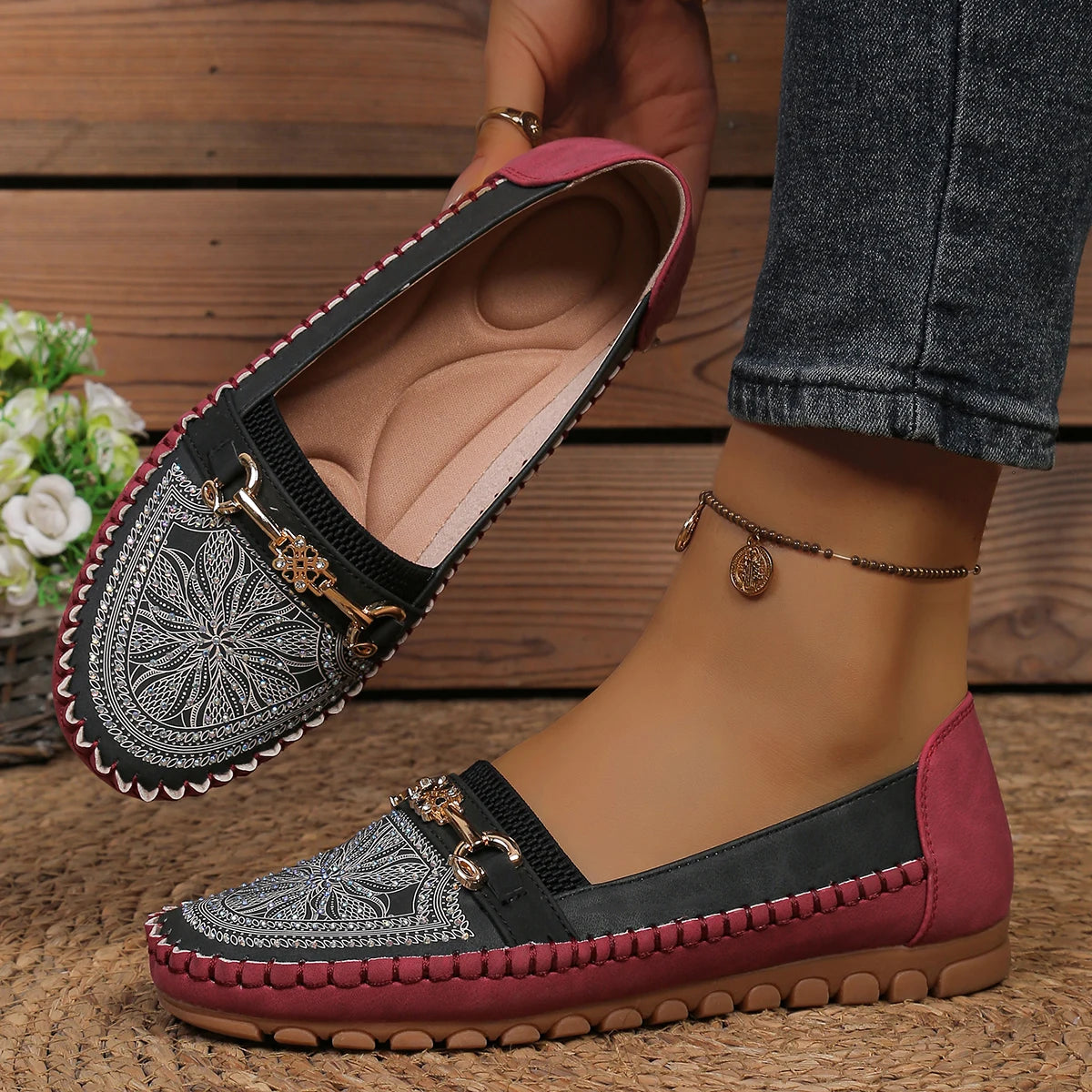 Bella Wide Fit Loafers for Sensitive Feet