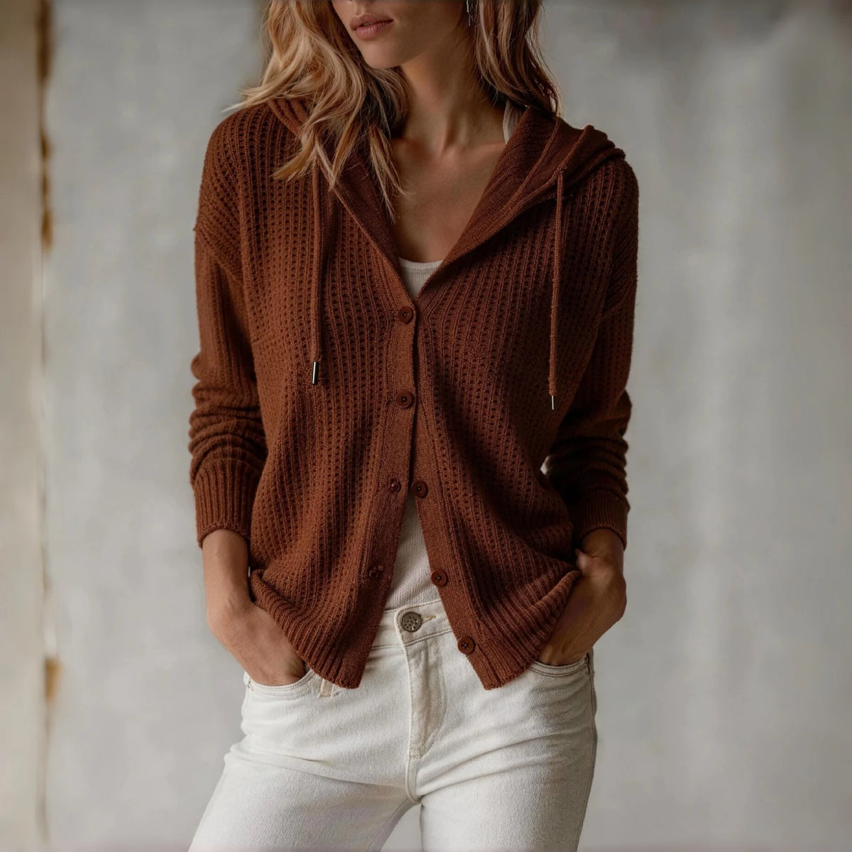 Elara Button Knit Cardigan