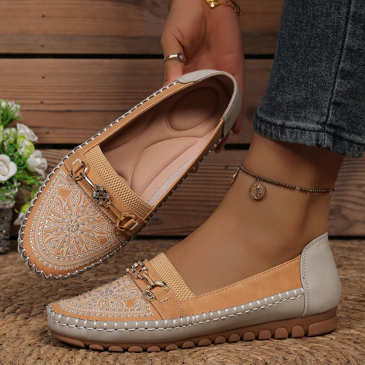 Bella Wide Fit Loafers for Sensitive Feet