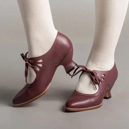 Valeria Lace Mary Jane Heels