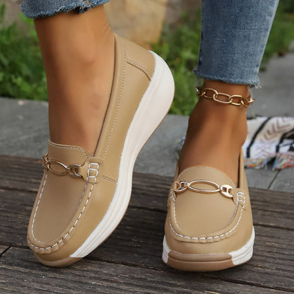 Olivia Wedge Loafers for Sensitive Feet
