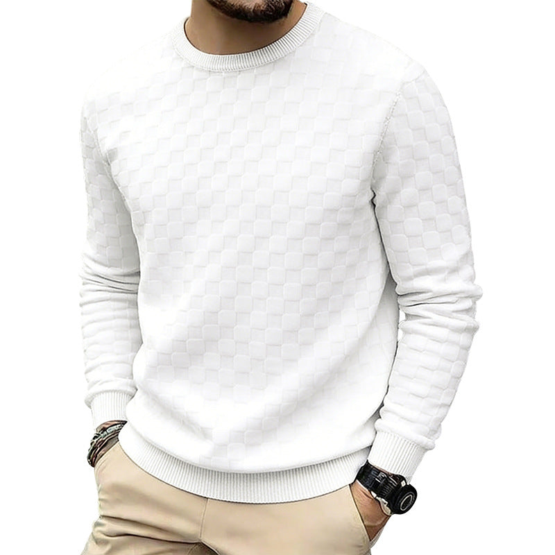 Soren Checkerboard Casual Sweatshirt