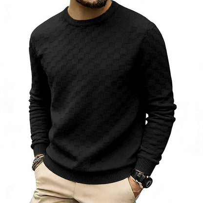Soren Checkerboard Casual Sweatshirt