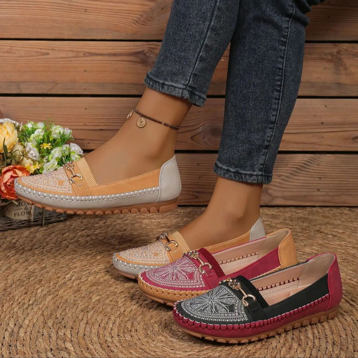 Bella Wide Fit Loafers for Sensitive Feet