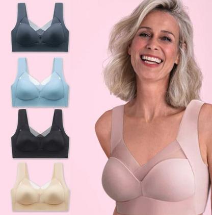 Women’s Seamless Wireless Lift Support Bra Set