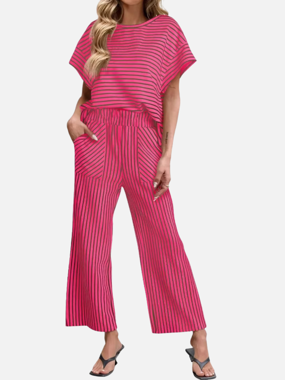 BROOKE COASTAL STRIPE SET