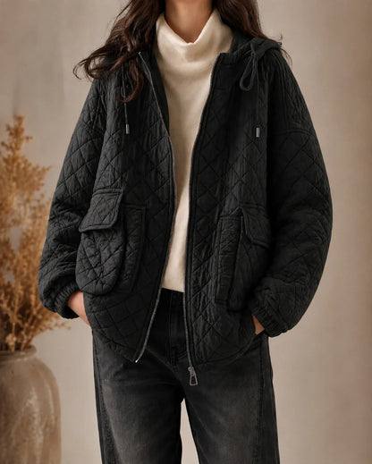 Arlo Quilted Hooded Jacket