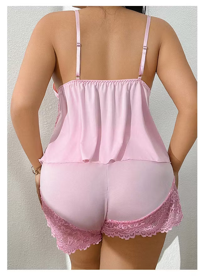 Delicate Lace Cami Pyjama Set